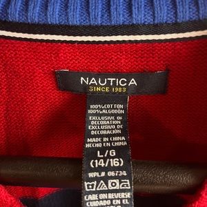 Nautica boy sweater.